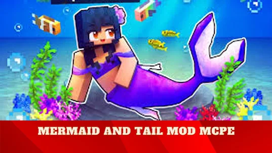 Mermaid and Tail MOD MCPE