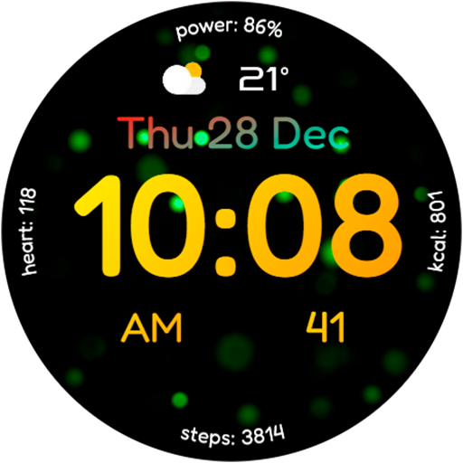 Rainbow Animated v3 Watchface