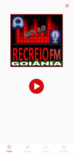 Android application Rádio Recreio FM Goiânia screenshort