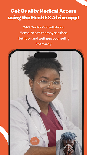 Android application HealthX Africa screenshort