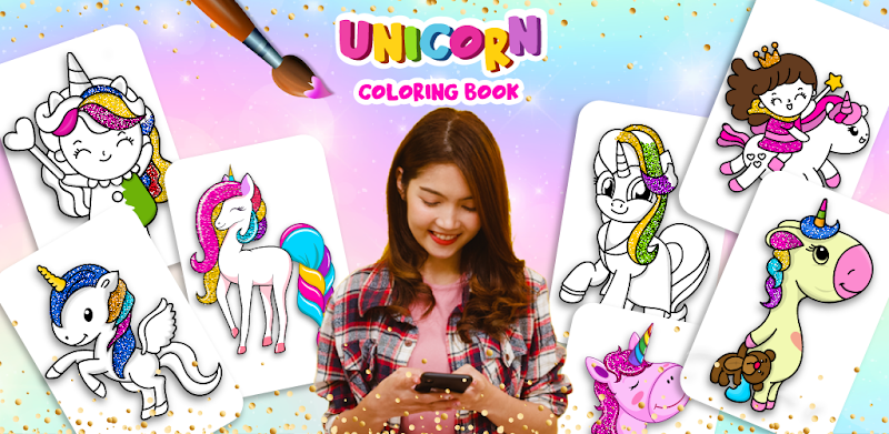 Unicorn Coloring Girl Games