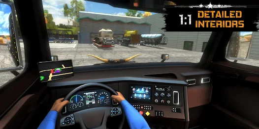 Juego de carreras de Android American Truck Simulator Mobile