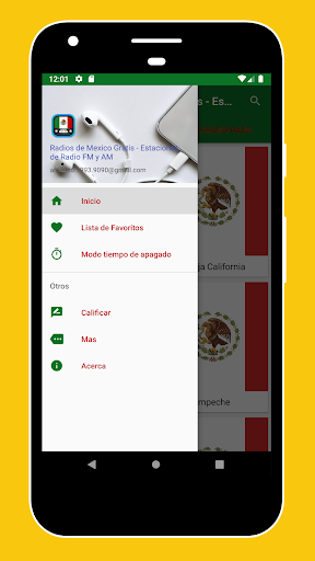 Vista previa de la aplicación