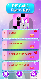 BTS My Universe Piano Tiles 4.4 APK screenshots 2