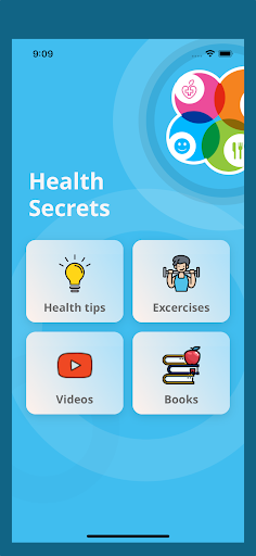 Android application Health Secrets screenshort