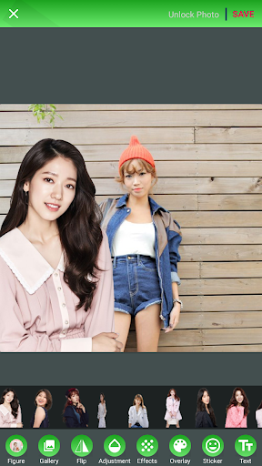 Take a picture with Park Shin Hye