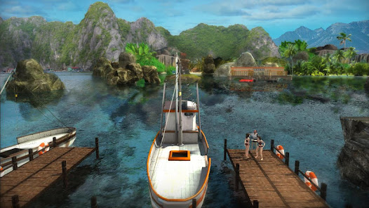Captura de Pantalla 2 simulador de barco de pesca android