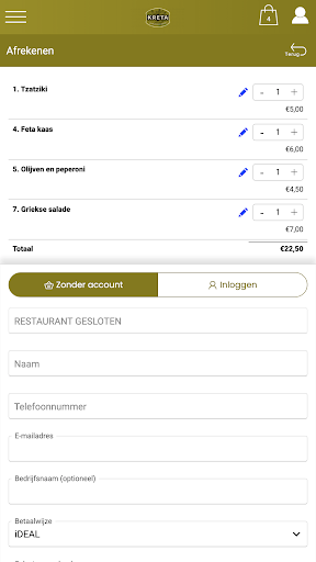 Kreta afhalen en bezorgen Screen 3
