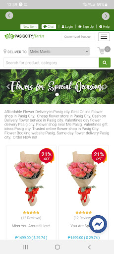 Flower Delivery Pasig city Screen 2