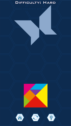 Android application Tangram Puzzle screenshort