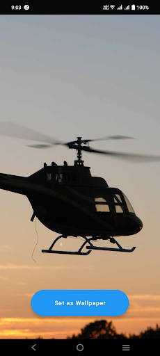 Android application Helicopter Wallpaper screenshort