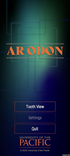 Android application AR Odon screenshort