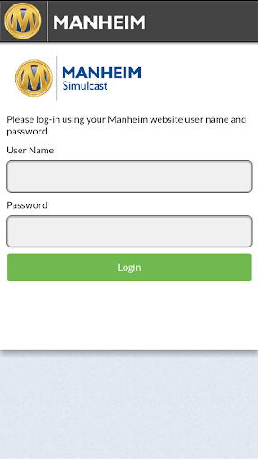Android application Manheim Simulcast Australia screenshort