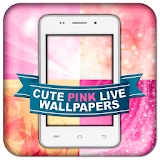 Cute Pink Live Wallpapers icon