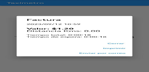 Yabo taxímetro digital Screen 3