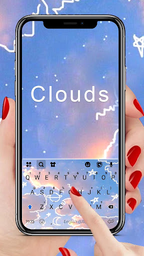 Android application Doodle Blue Sky Theme screenshort