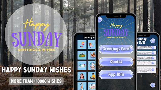 Android application Happy Sunday Wishes screenshort