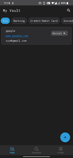 Password Manager Screen 2