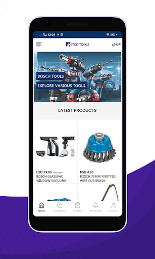Android application ETCO Tools screenshort