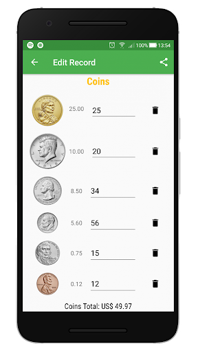 Coins and Notes Counter Screen 3
