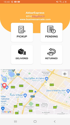 BA Delivery App Screen 2
