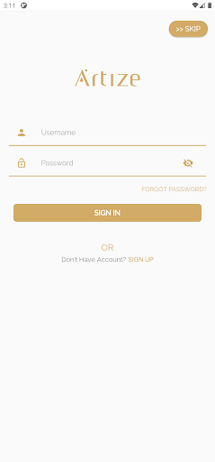 Android application Artize screenshort