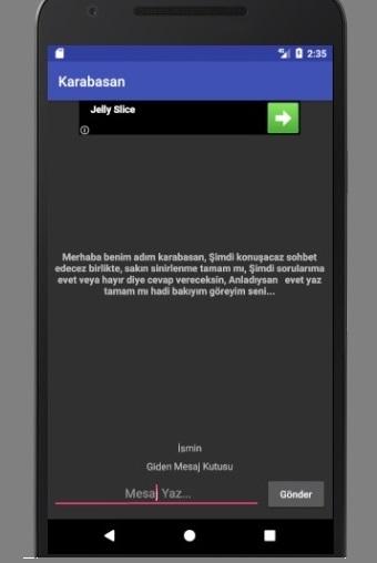 Android application Karabasan : Tanışma screenshort