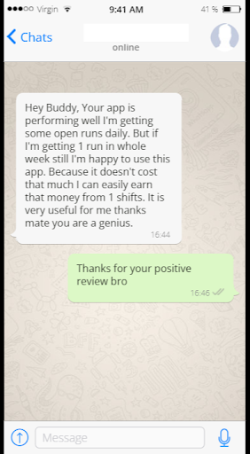 Android application Automatic Open Run Grabber UK screenshort