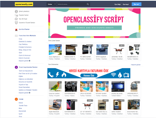 Openclassify - Demo App Screen 3