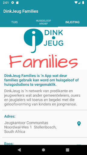 DinkJeug Families Screen 2