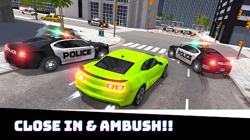 Android application Police Chasing-Cop Chase Games screenshort