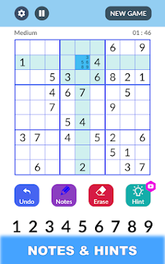Sudoku : Classic Sudoku Puzzle - Screenshot 3