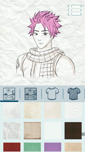 Android application Avatar Maker: Guys screenshort