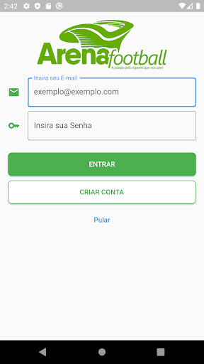 Android application Arena Football screenshort