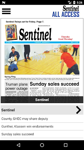 Android application Fairmont Sentinel All Access screenshort