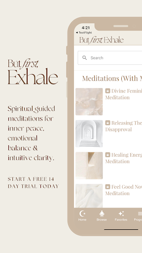 Android application But First, Exhale screenshort