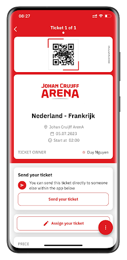 JCA Ticketing Screen 3