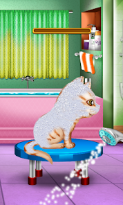 Lavar e tratar animais de estimação: ajudar gatos e cachorros! jogo  educativo gratuito para as crianças::Appstore for Android