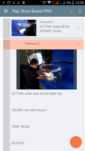 Ray Story Board PRO Screen 2