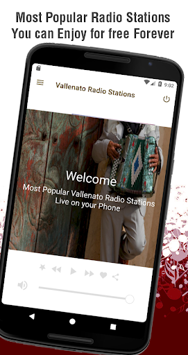 Android application Vallenato Radio Stations screenshort