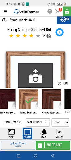 ArtToFrames: Custom Framing Screen 3