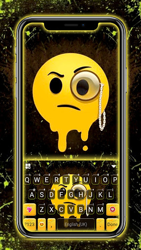 Android application Paint Drip Emoji Keyboard Back screenshort