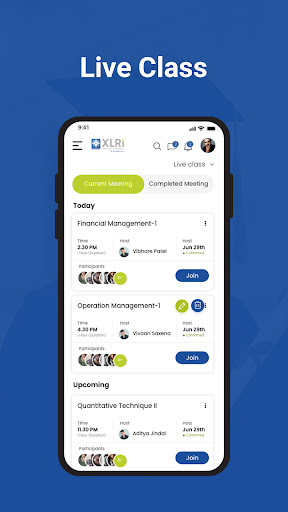 Android application XLRI screenshort