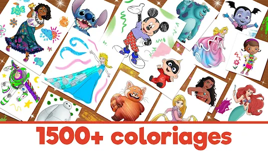 Monde de coloriage Disney