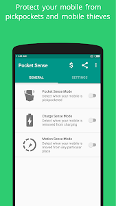 Pocket Sense - Theft Alarm App Unknown