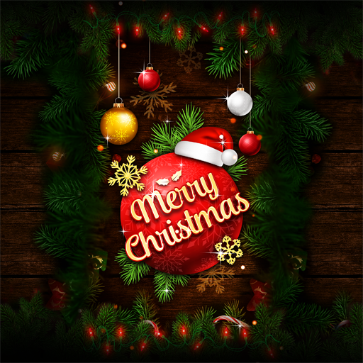 Red Merry Christmas- Wallpaper logo