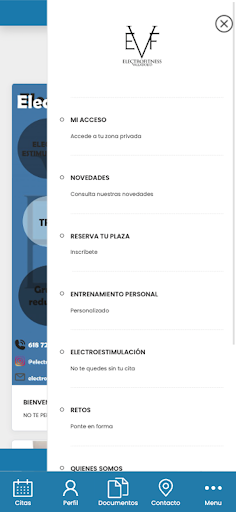 Electrofitness Valladolid Screen 2