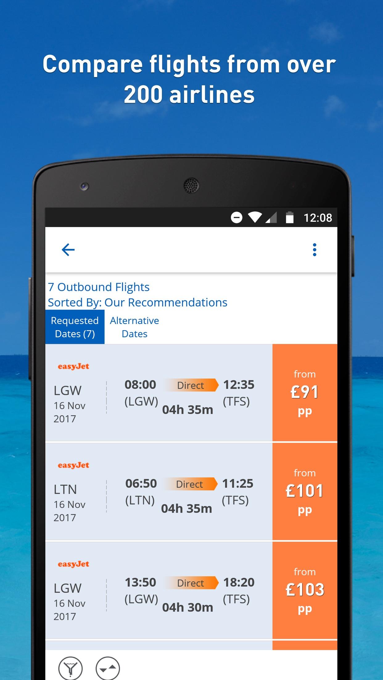 Android application Travel Republic, Holiday Hotel screenshort