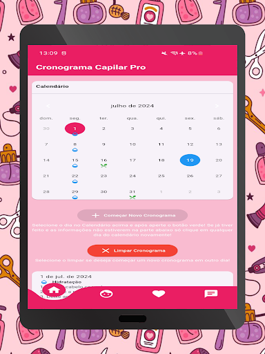 Capillary Pro Schedule Screenshot