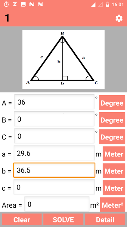 Triangle Calculator and Solver - 1.0 - (Android)